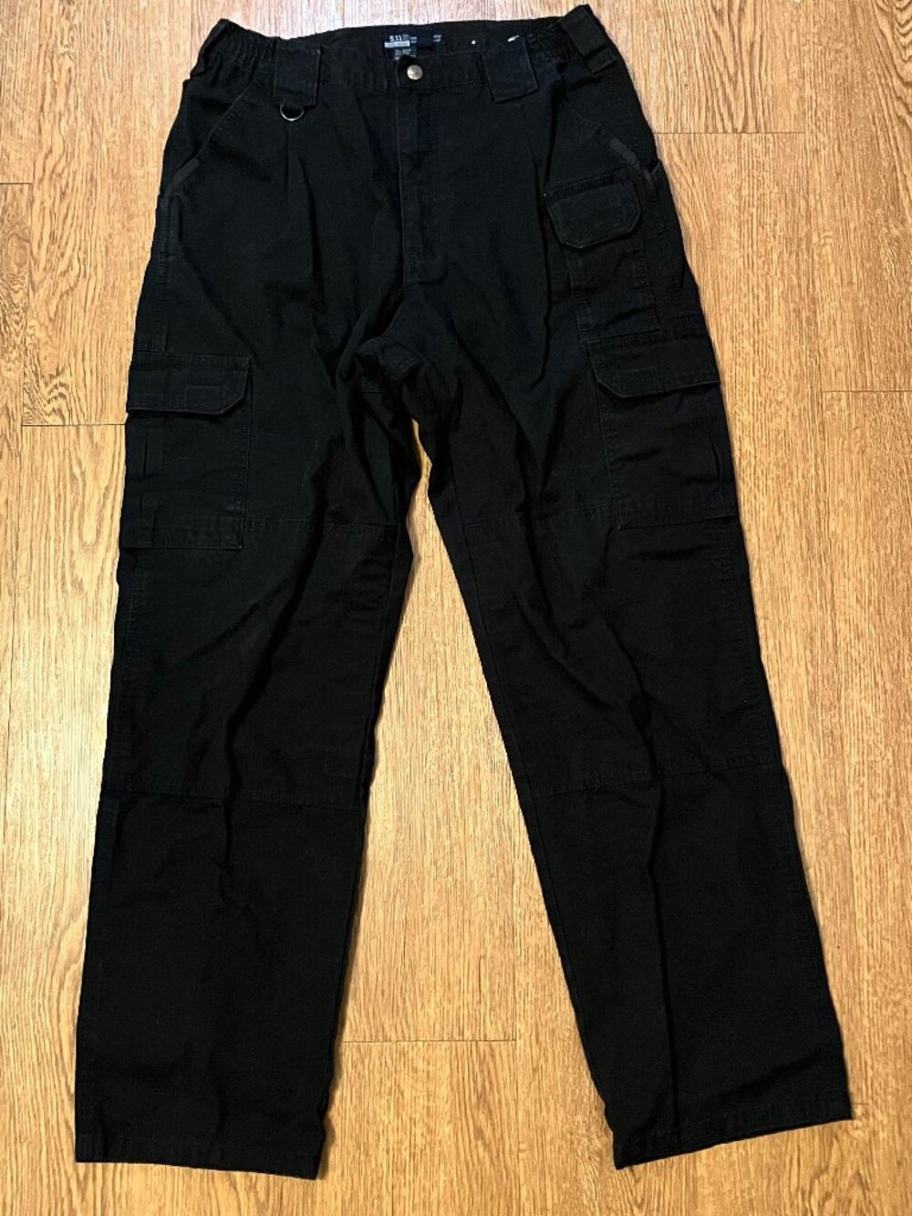 5.11 Tactical Series Mens Black Cotton Canvas Cargo Work Pants 32x32 Style 74251